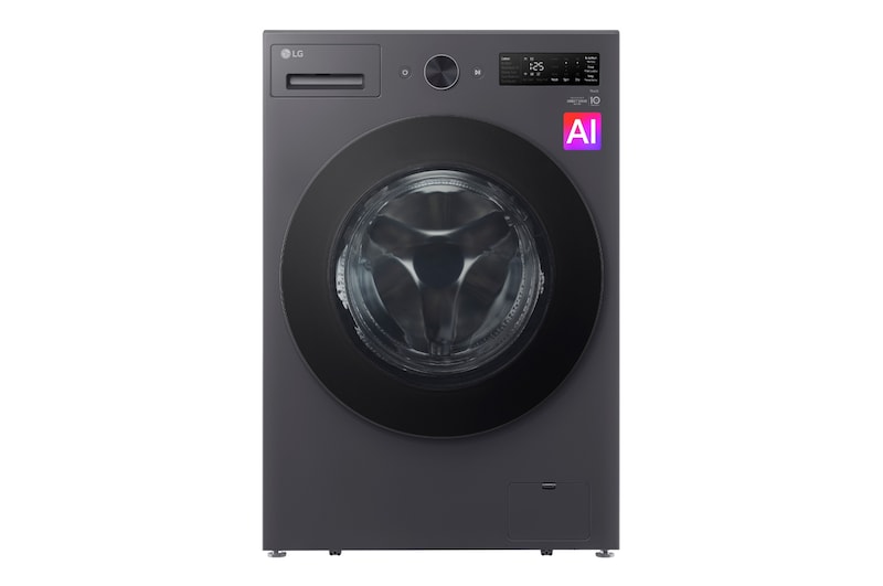 Vista frontal de Lavaseca 2 en 1 Carga Frontal LG 16kg Gris Grafito AI DD™ Pet Care WD16EGNTS6P